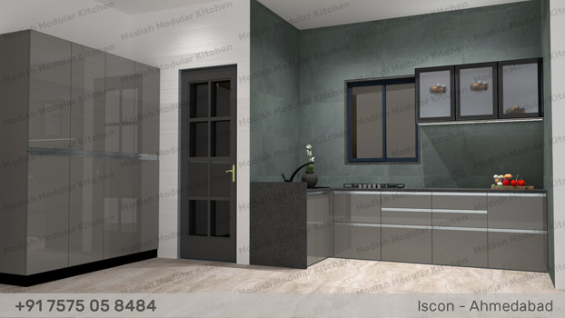 3d modular kitchen design