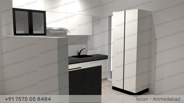 ACRYLIC MODULAR KITCHEN IN AHMEDABAD 