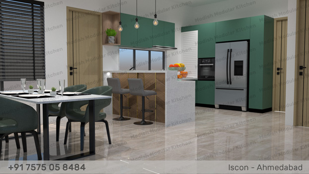 Top Acrylic Modular Kitchen Manufacturers In South Bopal