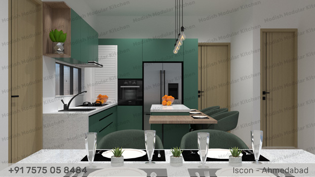 exclusive modular kitchen design manufacturers in ahmedabad