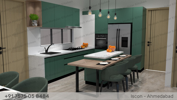 exclusive modular kitchen design manufacturer in sg highway