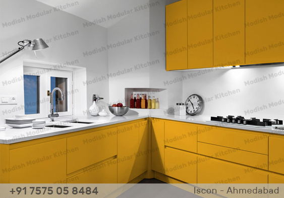 fully customized modular kitchen design in ahmedabad