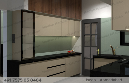 Lacquered Modular Kitchen Manufacturer